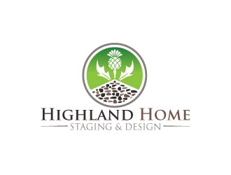 Highland Home Staging & Design logo design by Gaze