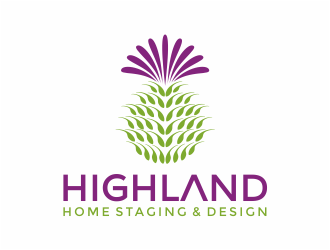 Highland Home Staging & Design logo design by mutafailan