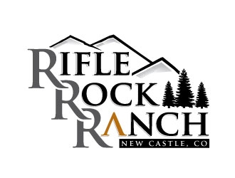 Rifle Rock Ranch logo design by Conception
