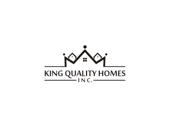 King Quality Homes Inc. logo design by Barkah