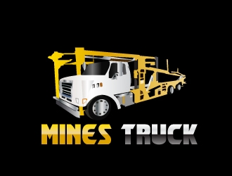 Mines Truck logo design by samuraiXcreations