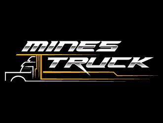 Mines Truck logo design by daywalker