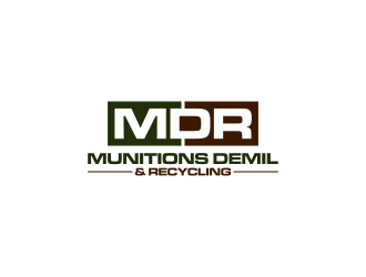 Munitions Demil & Recycling  - DBA MDR logo design by RIANW