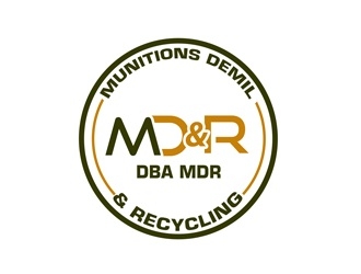 Munitions Demil & Recycling  - DBA MDR logo design by bougalla005