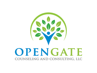 Open Gate Counseling and Consulting, LLC logo design by mhala