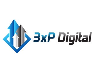 3xP Digital logo design by Dawnxisoul393
