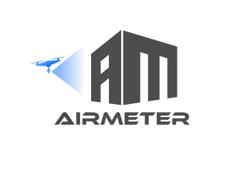 AirMeter logo design by Rossee