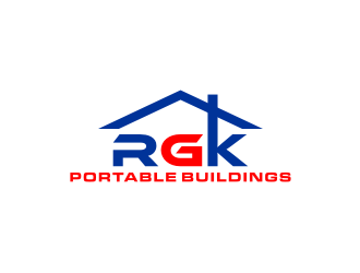 RGK Portable Buildings logo design by bricton
