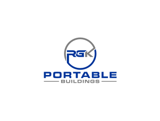 RGK Portable Buildings logo design by bricton