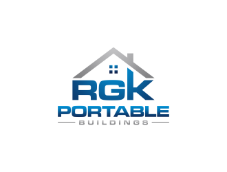 RGK Portable Buildings logo design by dewipadi