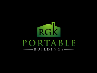 RGK Portable Buildings logo design by bricton