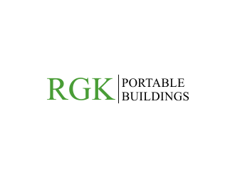 RGK Portable Buildings logo design by haidar