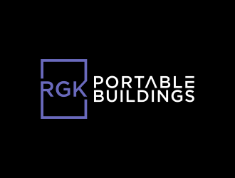 RGK Portable Buildings logo design by BlessedArt