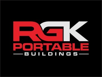 RGK Portable Buildings logo design by agil