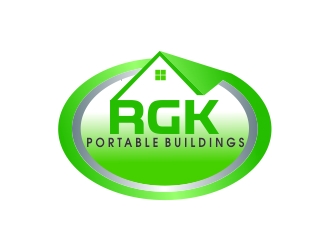 RGK Portable Buildings logo design by amazing