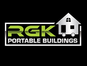RGK Portable Buildings logo design by gogo