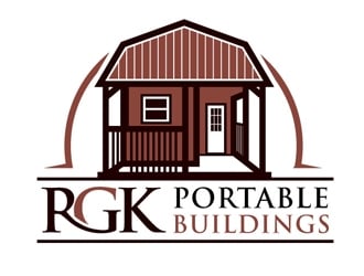 RGK Portable Buildings logo design by gogo