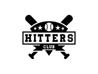 Hitters Club  logo design by BlessedArt