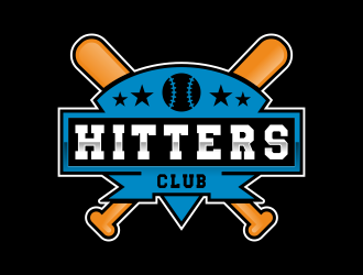 Hitters Club  logo design by BlessedArt