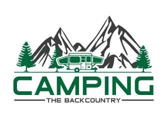 Camping the Backcountry logo design by shravya
