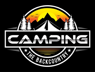 Camping the Backcountry logo design by MAXR