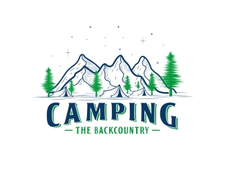 Camping the Backcountry logo design by rahmatillah11