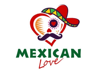 Mexican love logo design by Vincent Leoncito