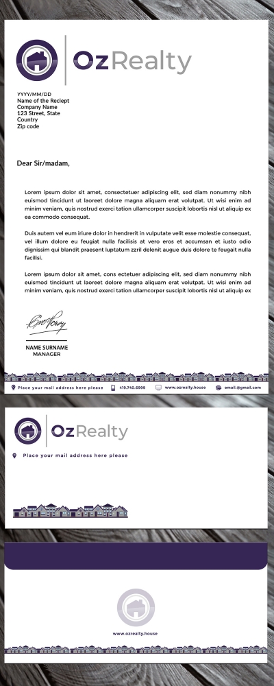 Oz Realty logo design by MastersDesigns
