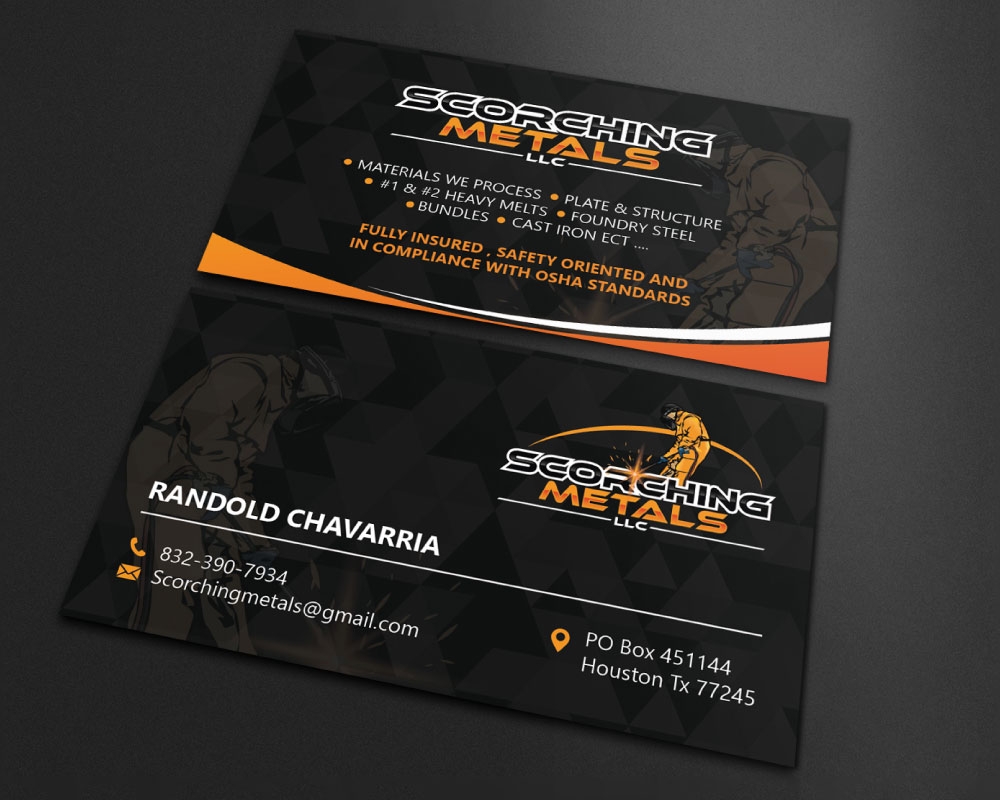 Scorching Metals LLC  logo design by Boomstudioz