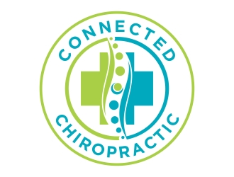 Connected Chiropractic logo design by cikiyunn