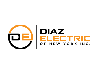 Diaz Electric of New York Inc. logo design by denfransko