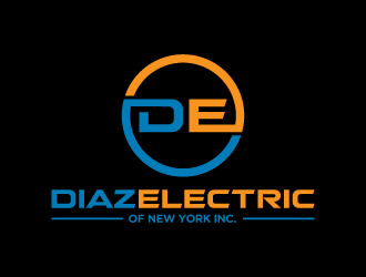 Diaz Electric of New York Inc. logo design by denfransko