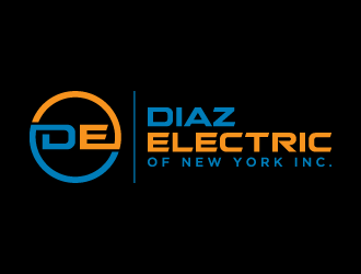 Diaz Electric of New York Inc. logo design by denfransko