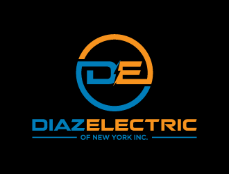 Diaz Electric of New York Inc. logo design by denfransko
