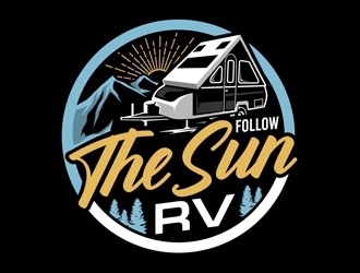 Follow the Sun RV logo design by DreamLogoDesign