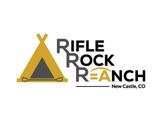 Rifle Rock Ranch logo design by pencilhand