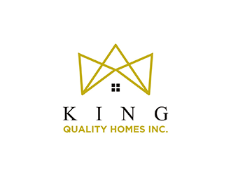 King Quality Homes Inc. logo design by logolady