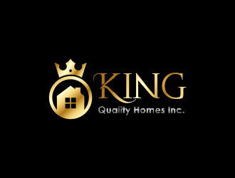 King Quality Homes Inc. logo design by ROSHTEIN