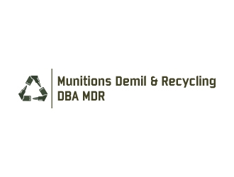 Munitions Demil & Recycling  - DBA MDR logo design by yippiyproject