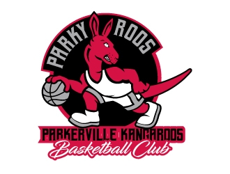 Parkerville Kangaroos Basketball Club logo design by Assassins