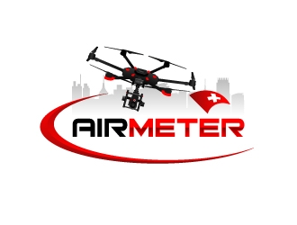 AirMeter logo design by pencilhand