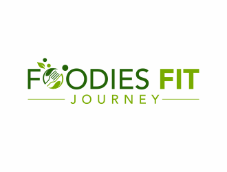  Foodies Fit Journey logo design by ingepro
