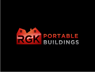 RGK Portable Buildings logo design by bricton