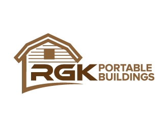 RGK Portable Buildings logo design by jaize
