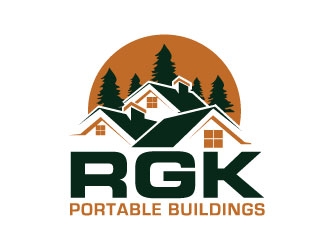RGK Portable Buildings logo design by J0s3Ph