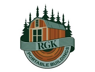 RGK Portable Buildings logo design by gogo