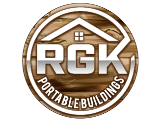 RGK Portable Buildings logo design by THOR_
