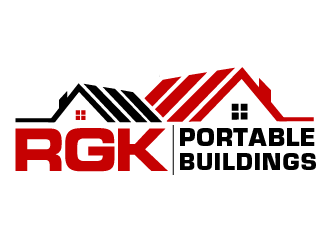 RGK Portable Buildings logo design by THOR_