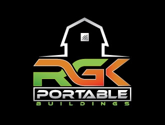 RGK Portable Buildings logo design by REDCROW