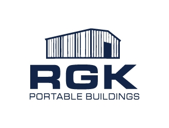 RGK Portable Buildings logo design by createdesigns